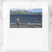 Okinawanvissers Rechthoekige Sticker (Tas)