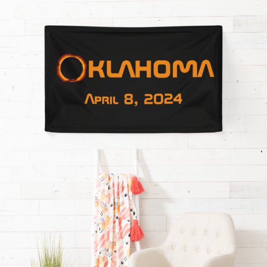 Oklahoma 2024 Totale zonsverduistering Spandoek (Insitu)