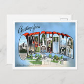 Oklahoma Big Letters Briefkaart (Voorkant / Achterkant)