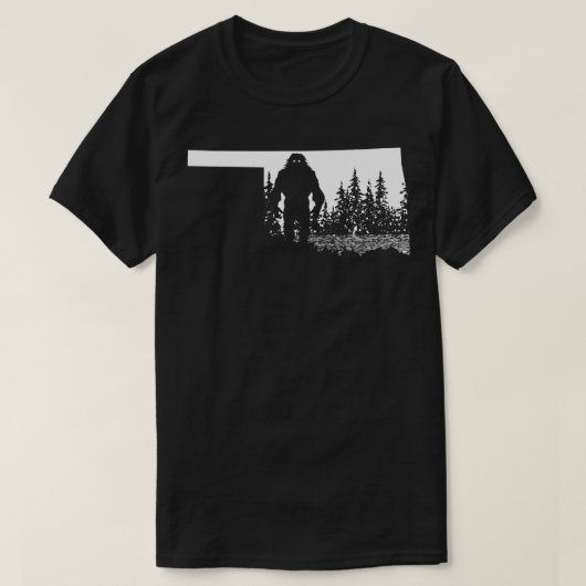 Oklahoma Bigfoot T-shirt (Design voorkant)
