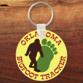 Oklahoma Bigfoot Tracker Sleutelhanger (Voorkant)