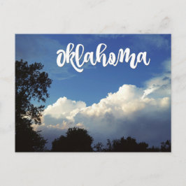 Oklahoma Blue Sky Met Wolken Briefkaart