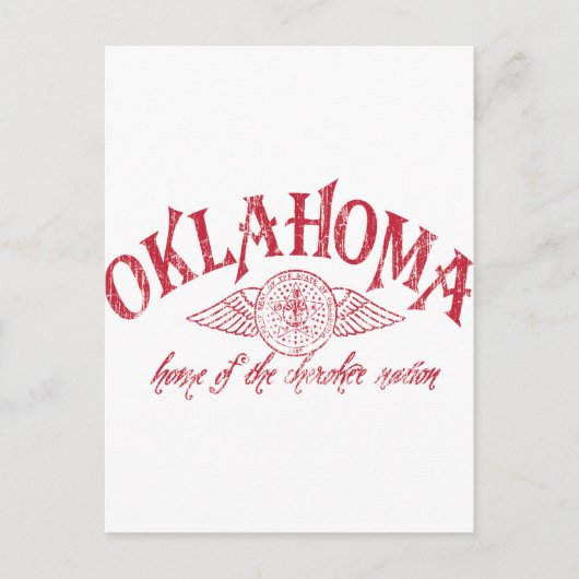 Oklahoma Briefkaart (Voorkant)