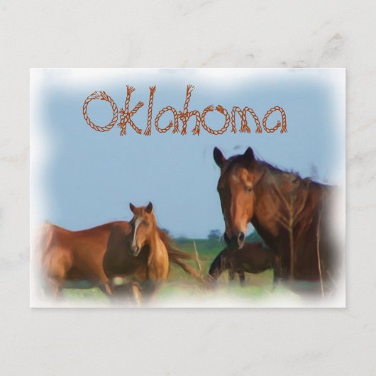 Oklahoma Briefkaart (Voorkant)