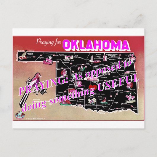 Oklahoma briefkaart I (Voorkant)