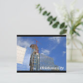 Oklahoma City, Devon Tower Construction Briefkaart (Staand voorkant)