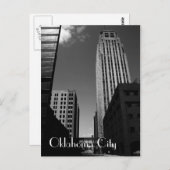 Oklahoma City Downtown verlaten Briefkaart (Voorkant / Achterkant)