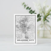 Oklahoma City Kaart (Staand voorkant)