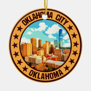 Oklahoma City Keramisch Ornament