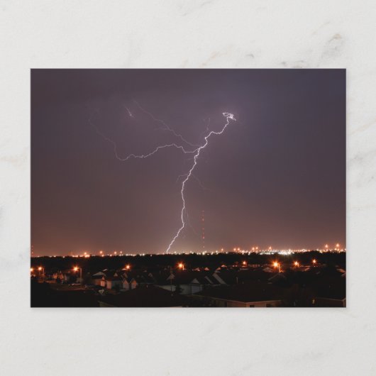 Oklahoma City Lightning Briefkaart (Voorkant)