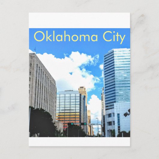 Oklahoma city magnet briefkaart (Voorkant)