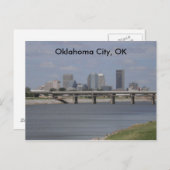 Oklahoma City, oké Briefkaart (Voorkant / Achterkant)