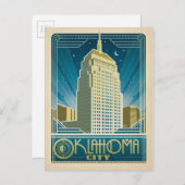 Oklahoma City, oké Briefkaart (Voorkant / Achterkant)