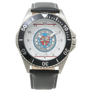 Oklahoma City (Oklahoma) City flag Watch Horloge