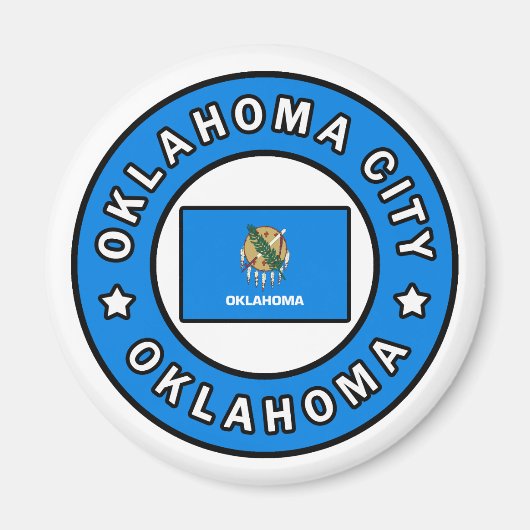 Oklahoma City Oklahoma Magneet (Voorkant)
