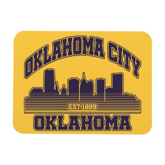 Oklahoma City, Oklahoma Magneet (Horizontaal)