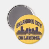 Oklahoma City, Oklahoma Magneet (Voorkant / Achterkant)