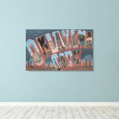 Oklahoma City, Oklahoma (Olievelden) Canvas Afdruk (Insitu (Houten vloer))