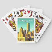 Oklahoma City Oklahoma Pokerkaarten (Achterkant)