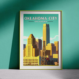 Oklahoma City Oklahoma Poster