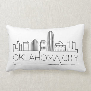 Oklahoma City Skyline Lumbar Coussin