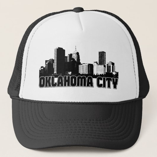 Oklahoma City Skyline Trucker Pet (Voorkant)