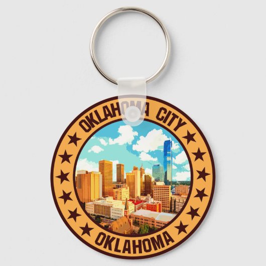 Oklahoma City Sleutelhanger (Achterkant)