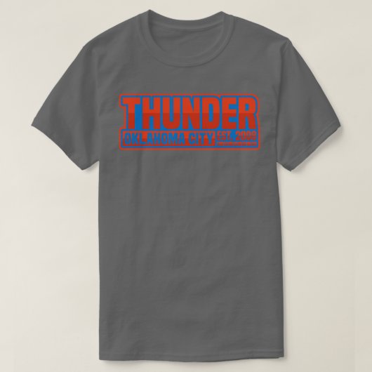 Oklahoma City Thunder 02 T-shirt (Design voorkant)