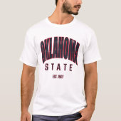 OKLAHOMA Classic Retro  90S-stijl - grijs T-shirt (Voorkant)