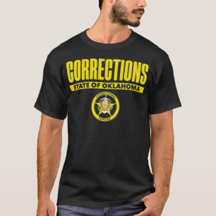 Oklahoma Correctional Officer Dunne Grey Line T-shirt