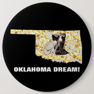 OKLAHOMA DREAM! RONDE BUTTON 6,0 CM