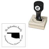 Oklahoma Etat adresse de retour tampon (Tamponné)