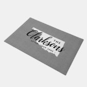 Oklahoma Family Monogram Staat Doormat Deurmat (Schuin)