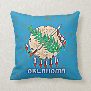 OKLAHOMA FLAG KUSSEN