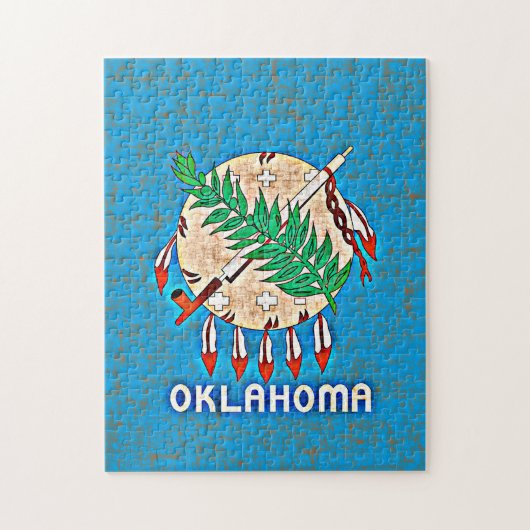 OKLAHOMA FLAG LEGPUZZEL (Verticaal)