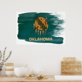 Oklahoma Flag Posters (Keuken)