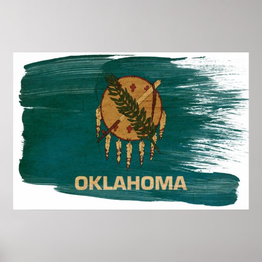 Oklahoma Flag Posters (Voorkant)