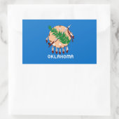Oklahoma Flag Rechthoekige Sticker (Tas)