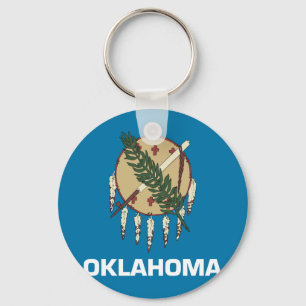 Oklahoma Flag Sleutelhanger
