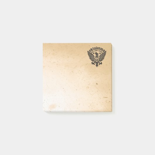 Oklahoma Get Your Kicks Post-it® Notes (Voorkant)