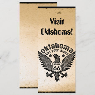 Oklahoma Get Your Kicks Route 66 Kaart
