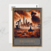 Oklahoma | Gotische kunst Briefkaart (Voorkant / Achterkant)