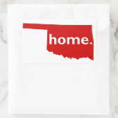 Oklahoma Home Rechthoekige Sticker (Tas)