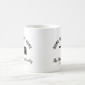 Oklahoma Home Sweet Home Famille Monogramme Mug (Centre)