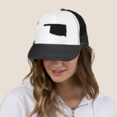 Oklahoma in zwart en wit trucker pet (In situ)