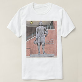 Oklahoma Jim Thorpe Museum Standbeeld Aquarel T-shirt