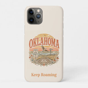 Oklahoma Keep Roaming Route 66 Tech iPhone 11 Pro Hoesje