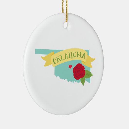 Oklahoma Keramisch Ornament (Rechts)