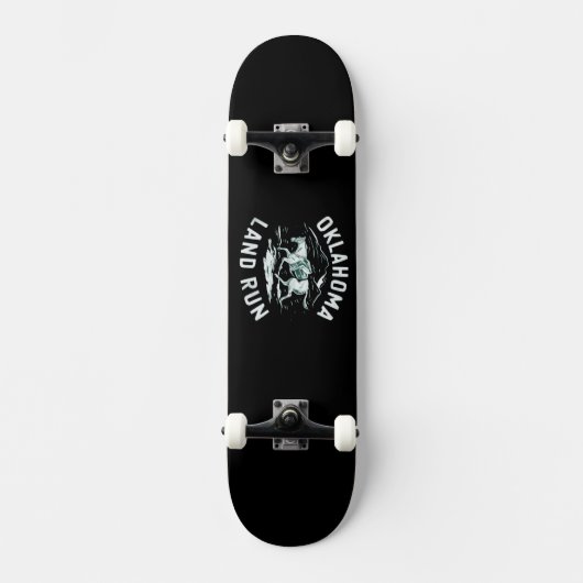 Oklahoma Land Ran Skateboard (Voorkant)