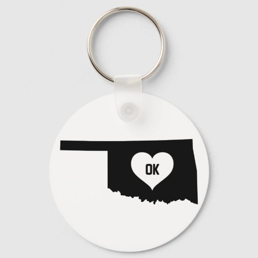 Oklahoma Love Sleutelhanger (Voorkant)